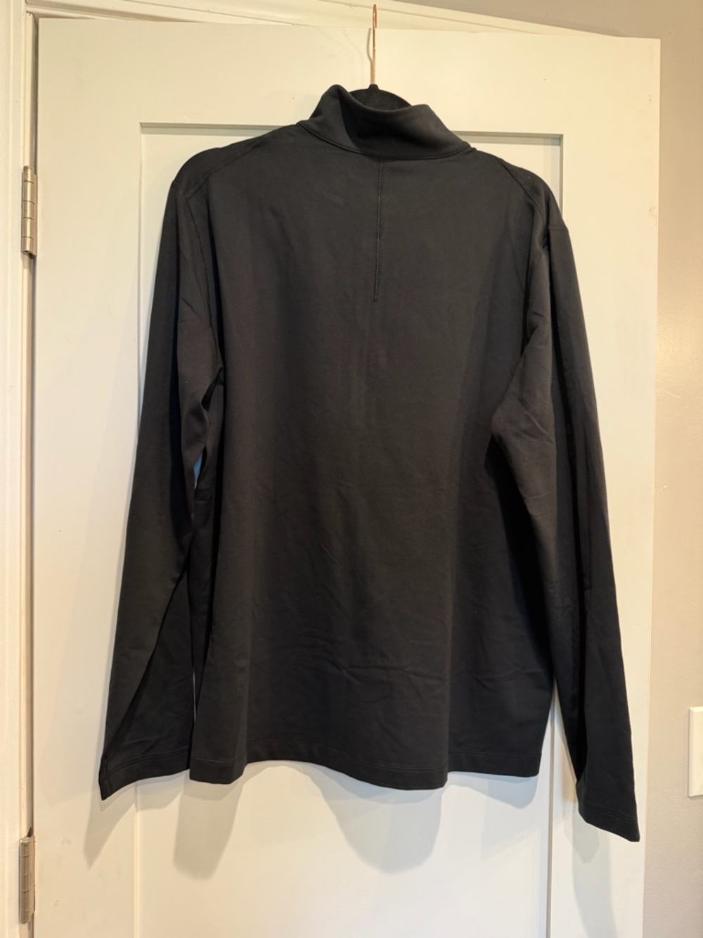 NWOT lululemon Men’s Soft Jersey Half-Zip - Black - Picture 3 of 3